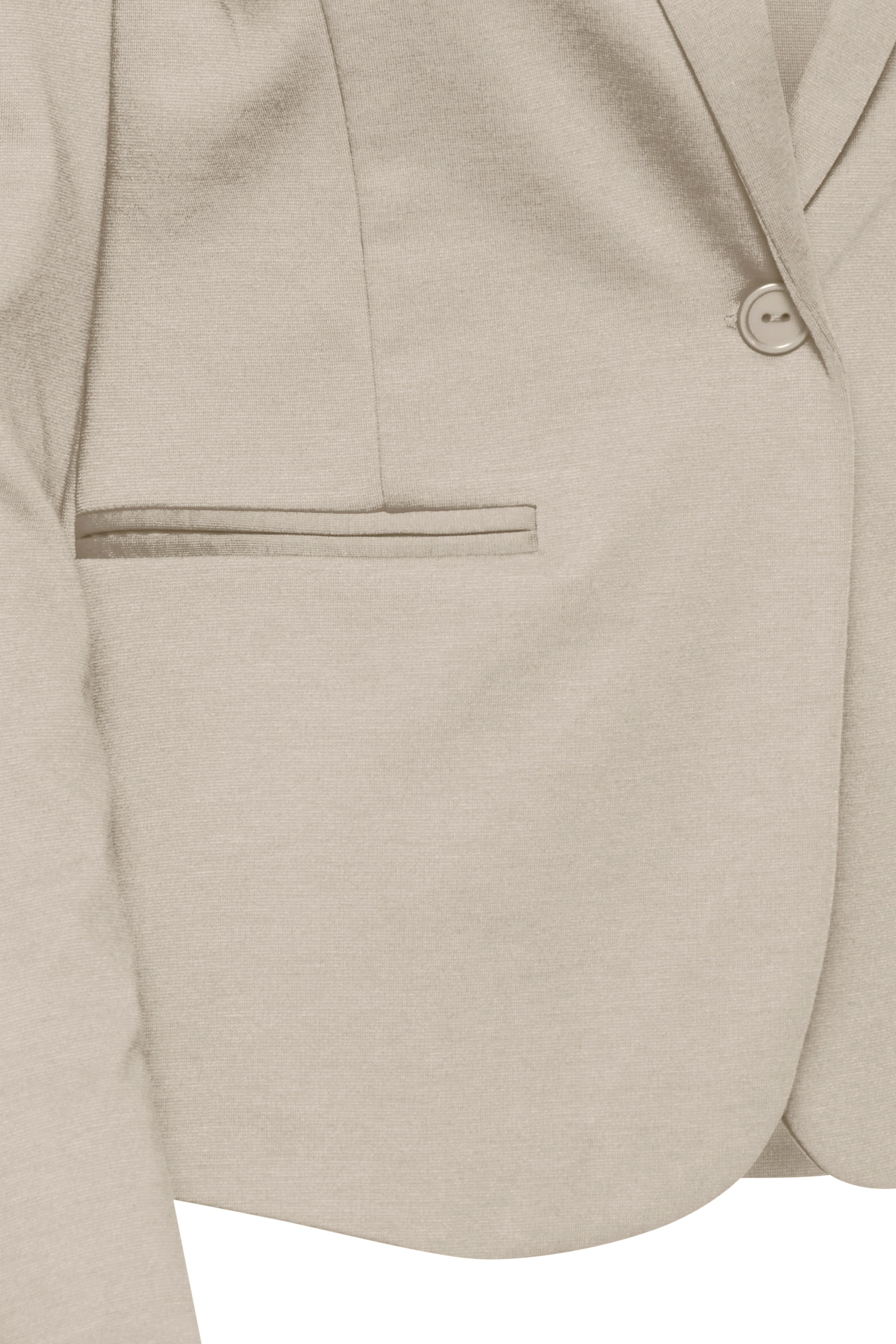 Ichi Kate Beige Doeskin Blazer