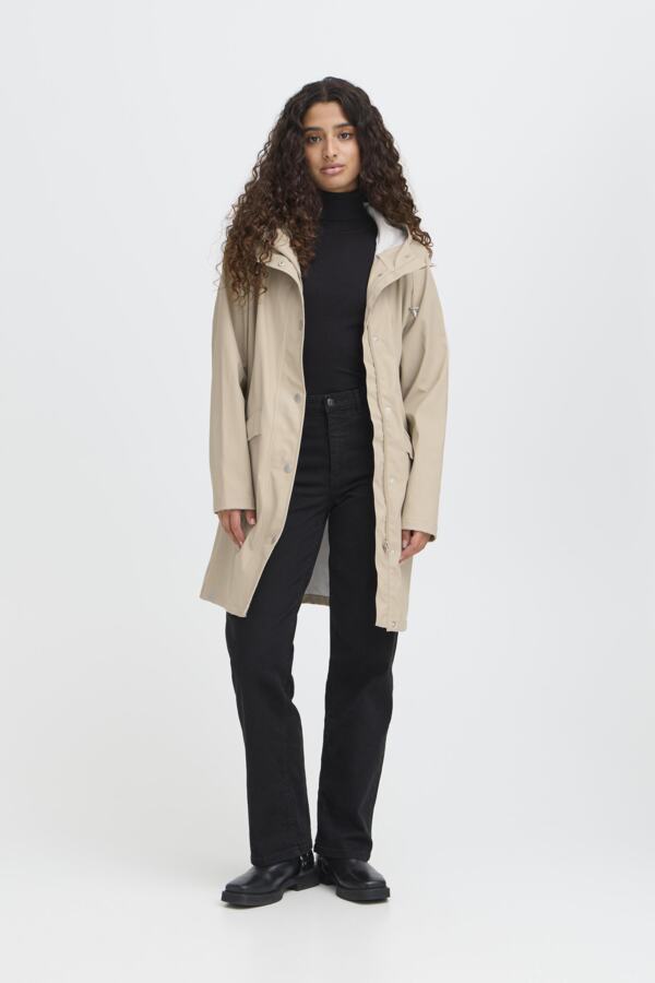 Imperméable Tazi Beige Doeskin Ichi
