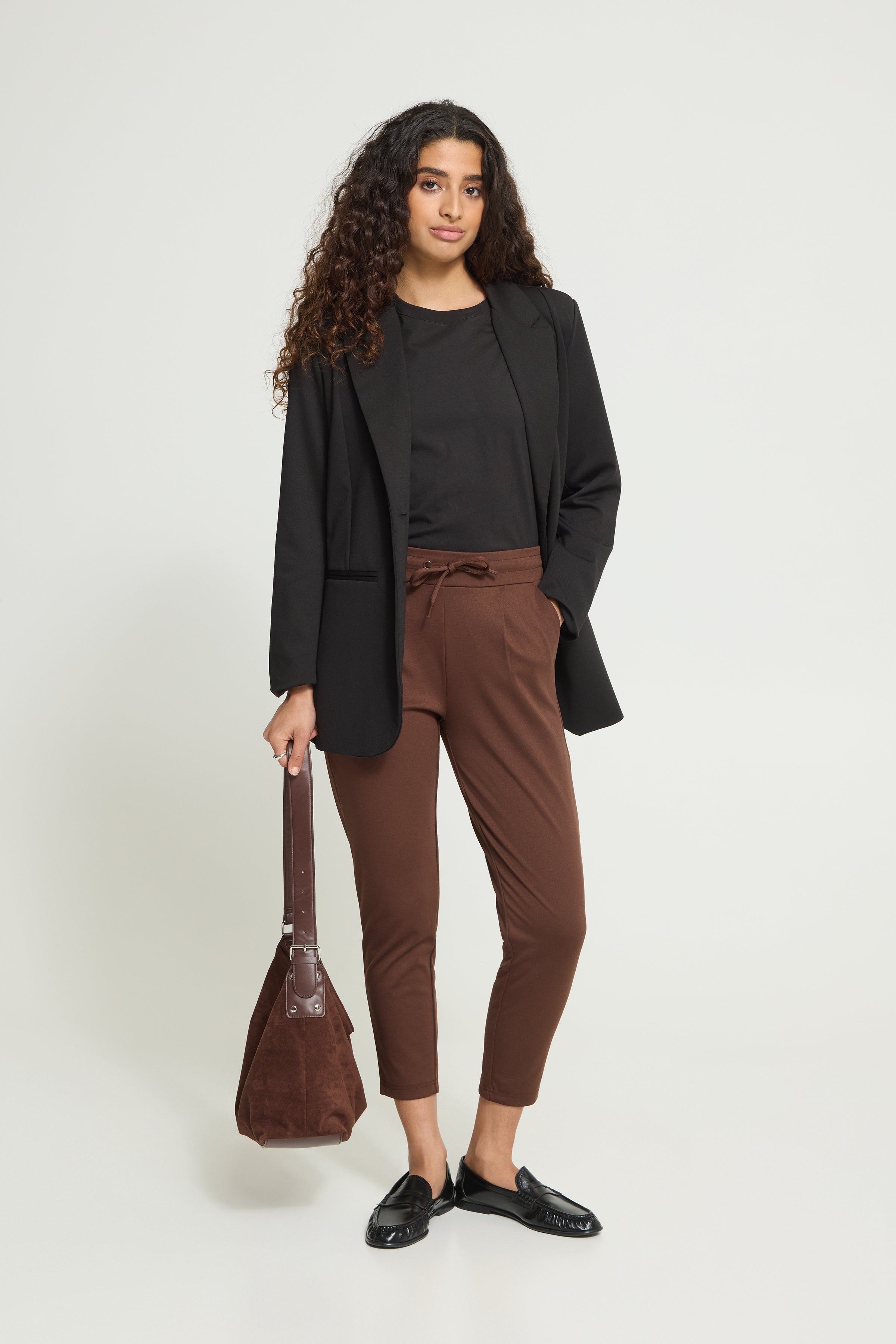 Pantalon Kate Brun Chicory Coffee Ichi