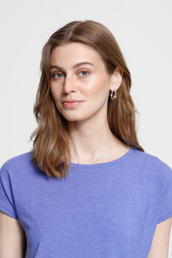 Ichi Wedgwood Blue Rebel Top