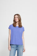 Ichi Wedgwood Blue Rebel Top