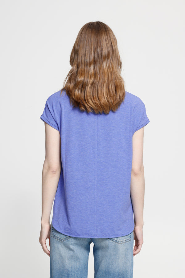 Ichi Wedgwood Blue Rebel Top