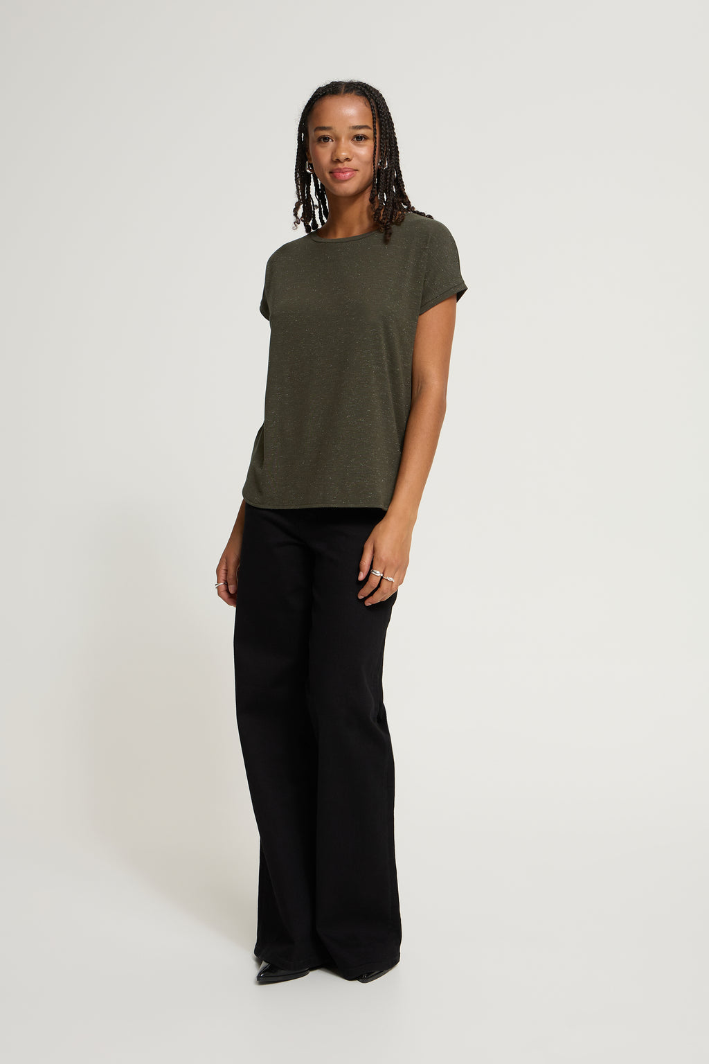 Haut Rebel Brun Vert Forêt Ichi