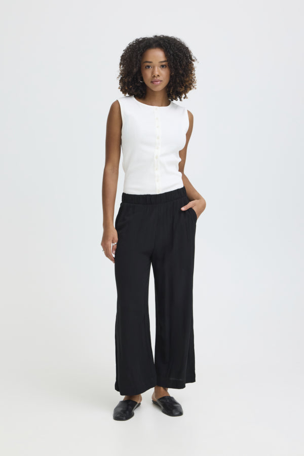 Ichi Marrakech Black Trousers