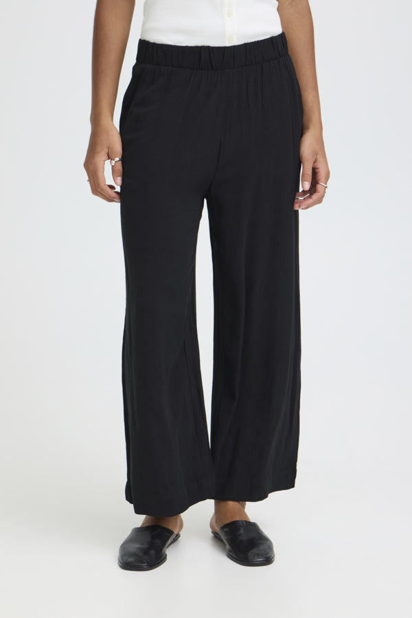 Ichi Marrakech Black Trousers