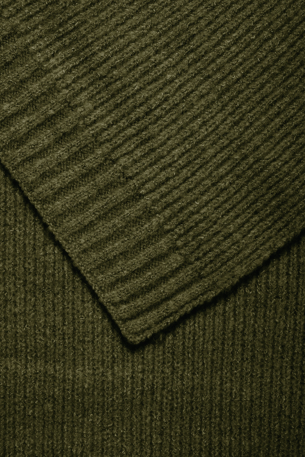 Ichi Riffle Green Ivory Scarf