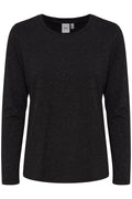 Ichi Black Rebel Long-Sleeved Top