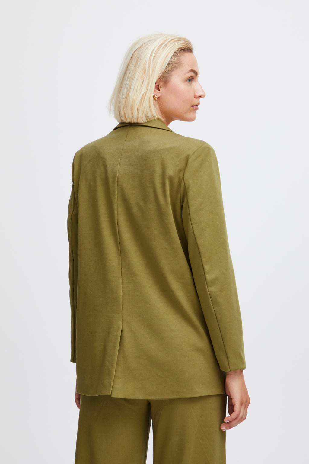 Kate Oversize Green Moss Ichi Blazer