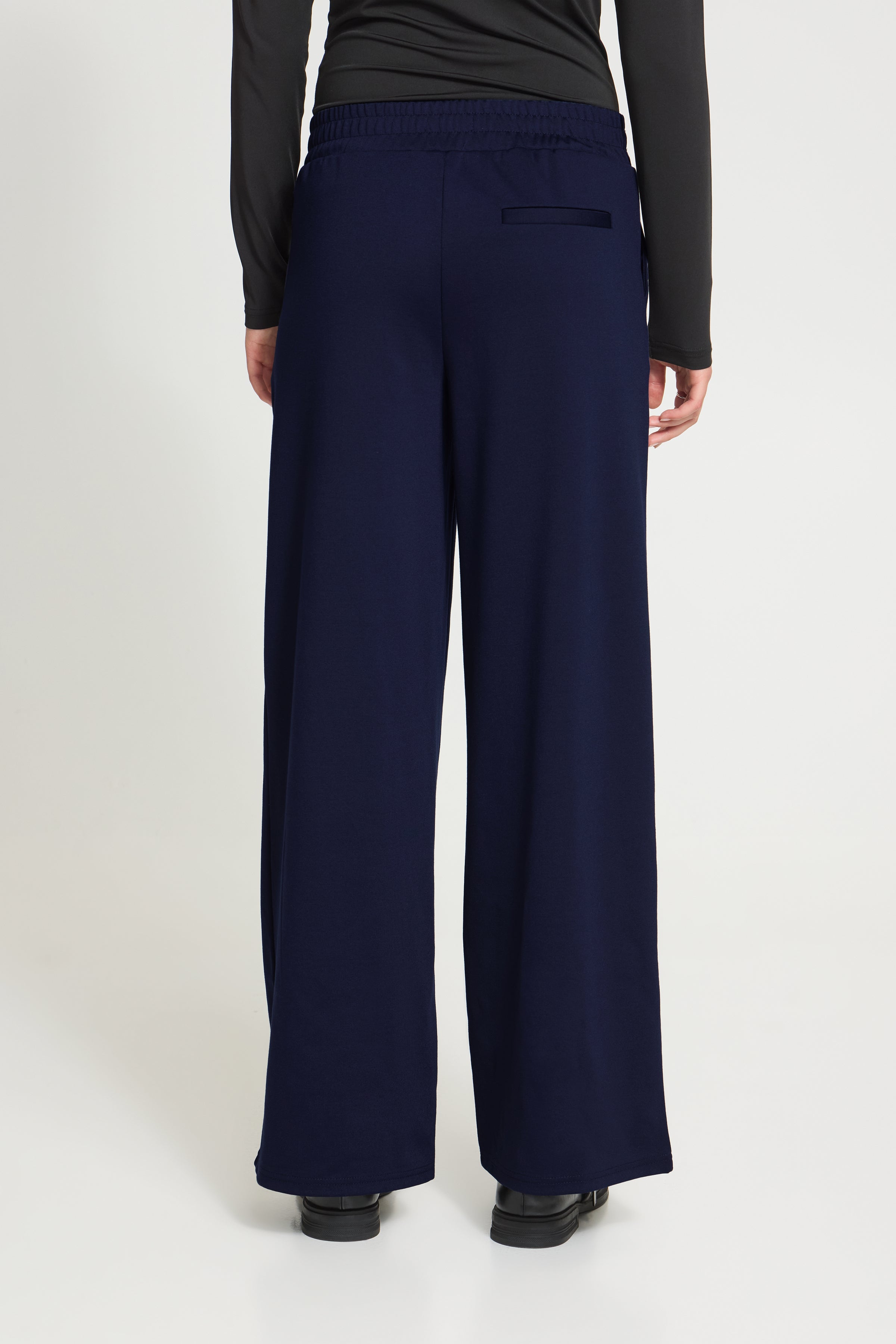 Pantalon Kate Wide Long Maritime Bleu ICHI