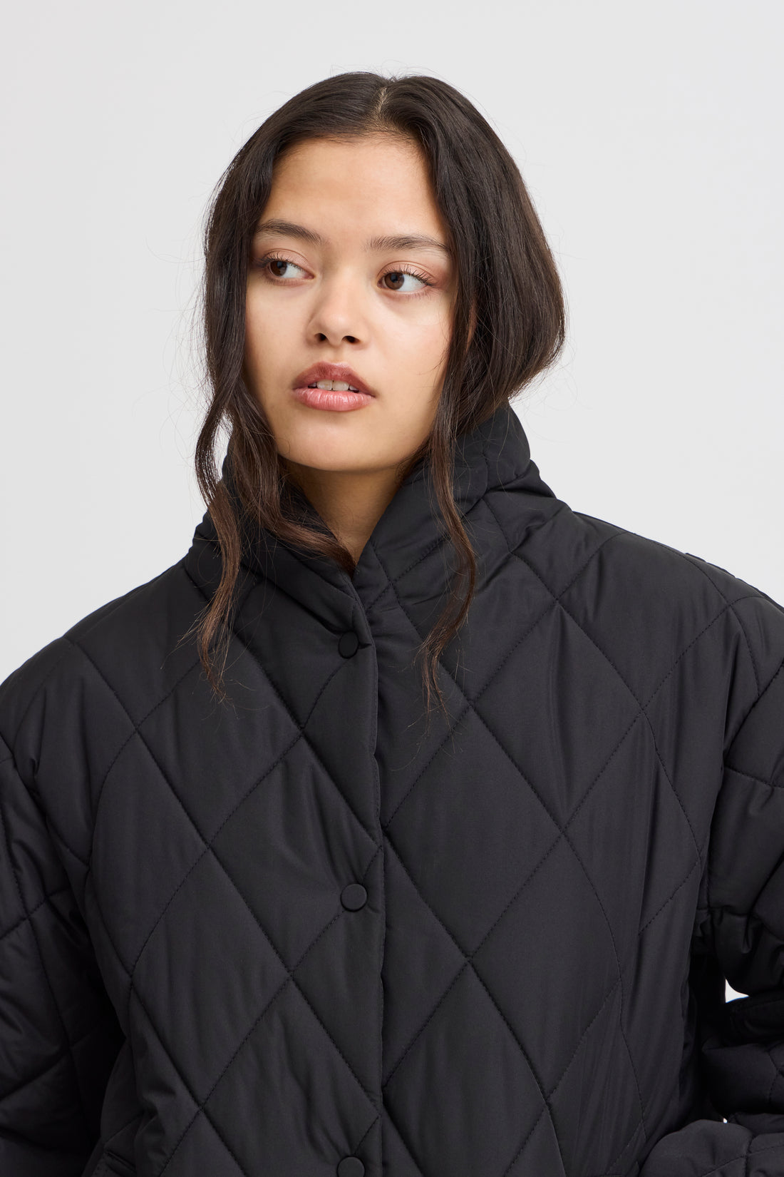 Manteau Hansa Court Noir Mirage Ichi