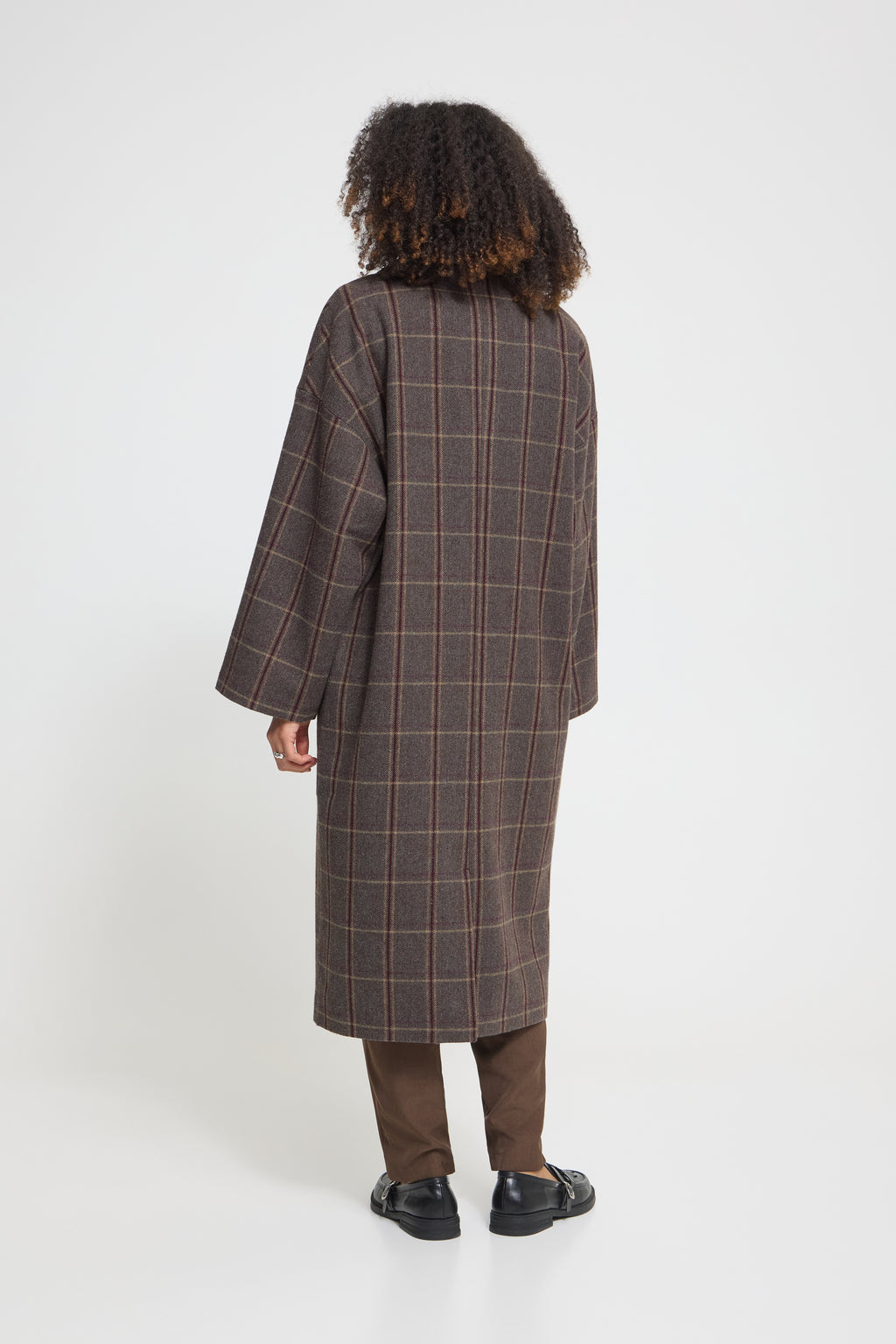 Manteau Emmalu Brun Cacao Ichi