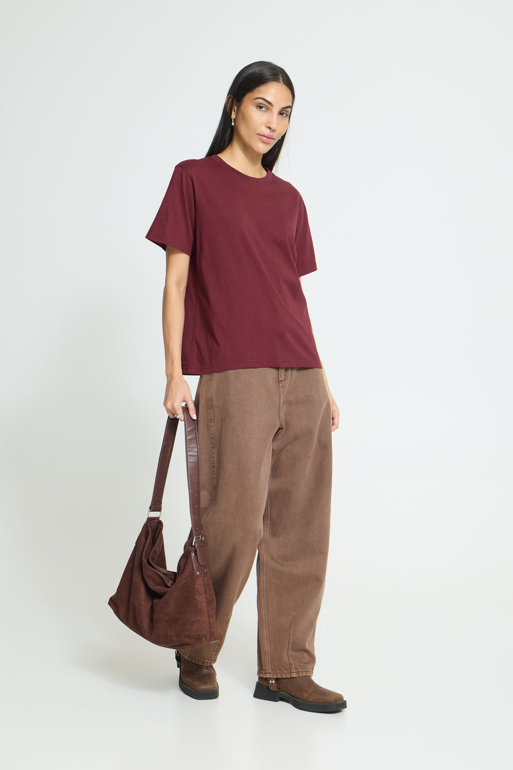 T-Shirt Palmer Loose Zinfandel ICHI