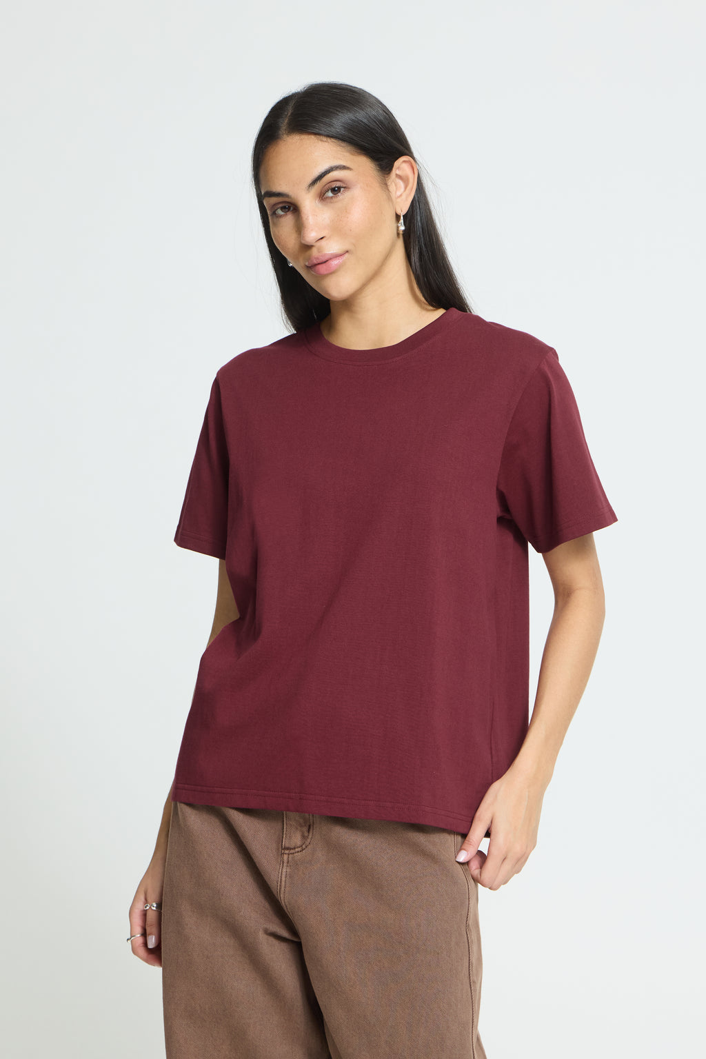 T-Shirt Palmer Loose Zinfandel ICHI