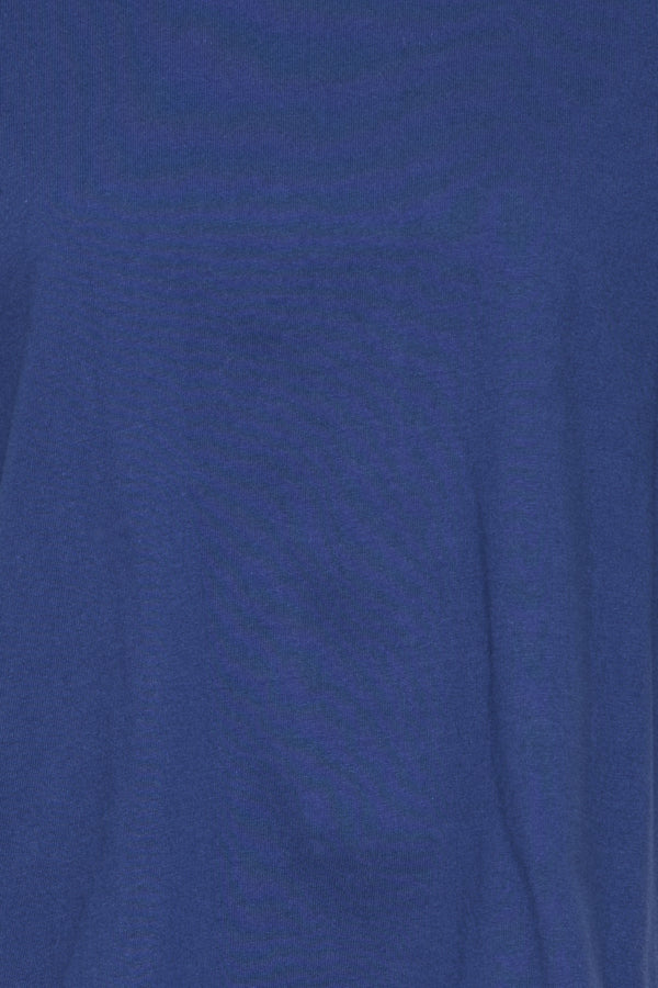 T-Shirt Palmer Loose Blue Print Ichi