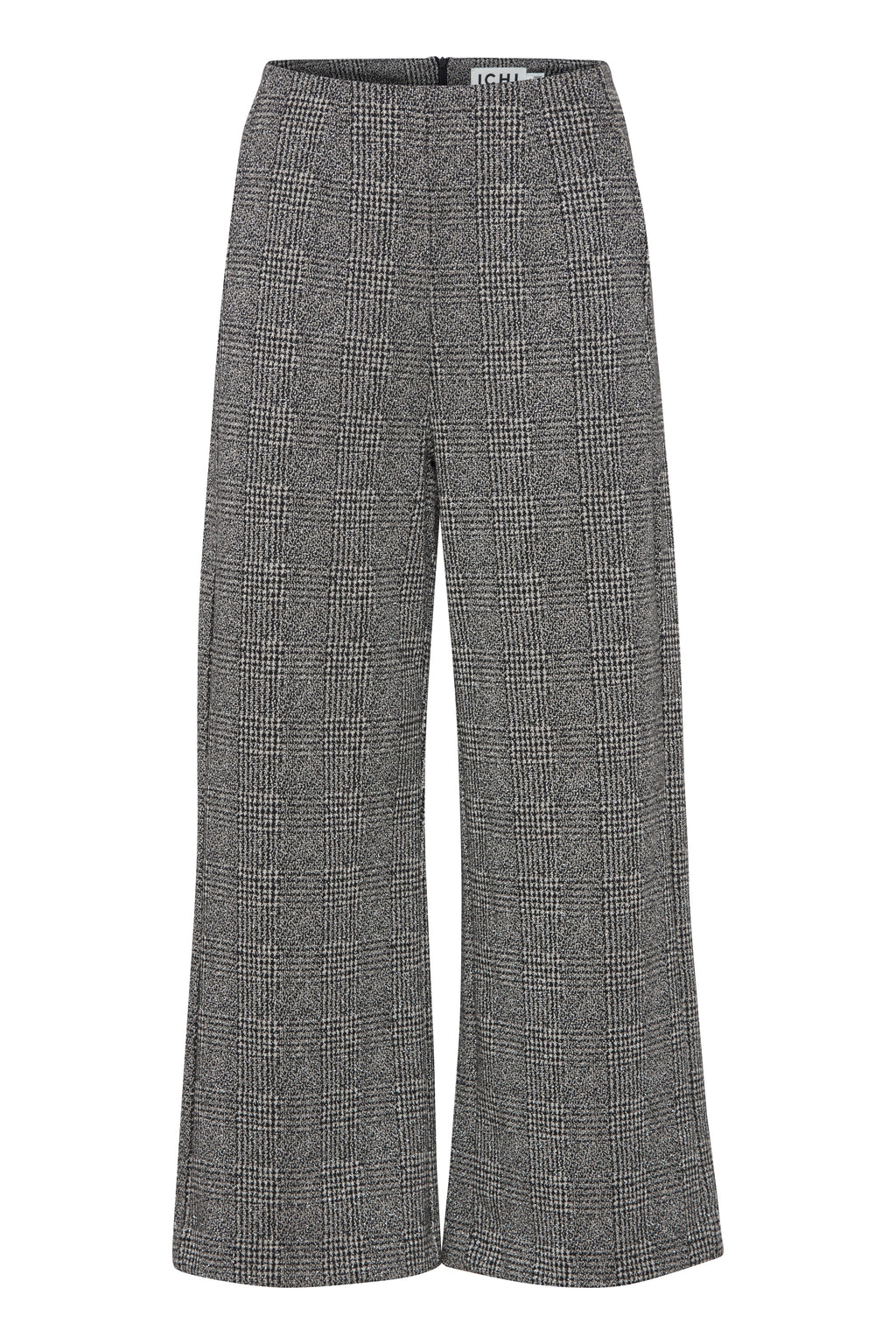 Ichi Black Lurex Mixture Kate Trousers