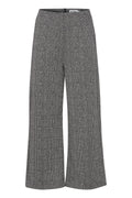 Ichi Black Lurex Mixture Kate Trousers