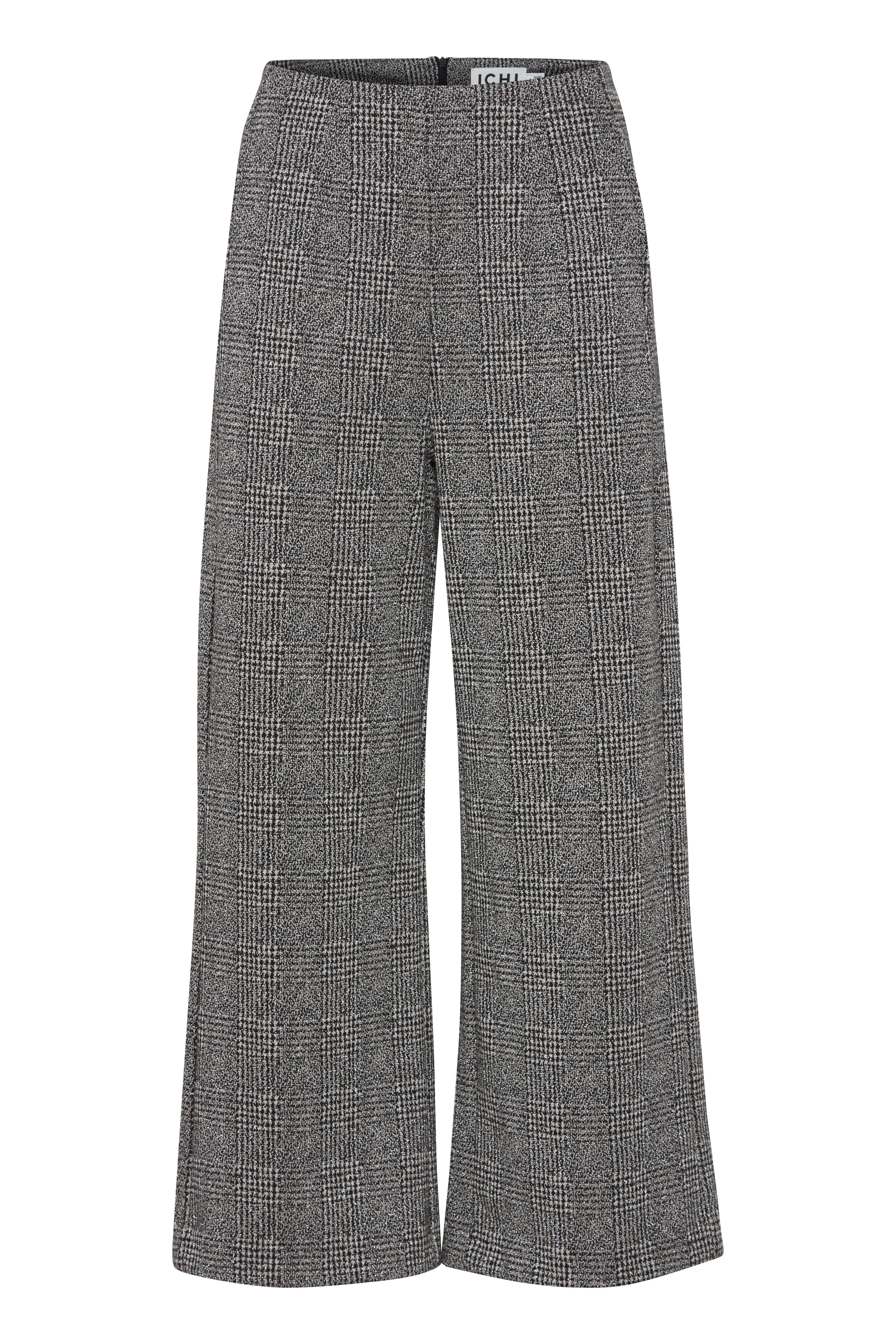 Ichi Black Lurex Mixture Kate Trousers