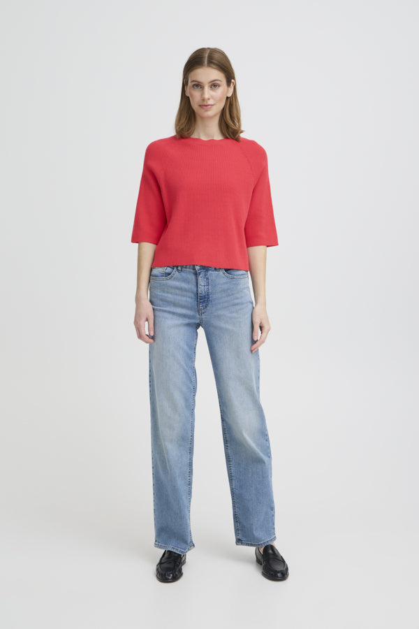Ichi Boston Teaberry Sweater