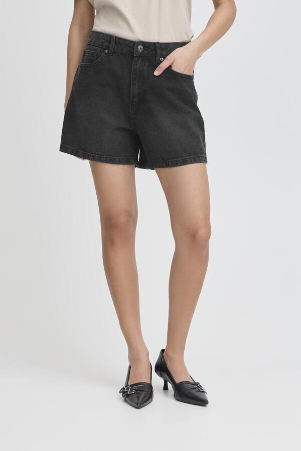 Short Aveny Noir Lavé ICHI