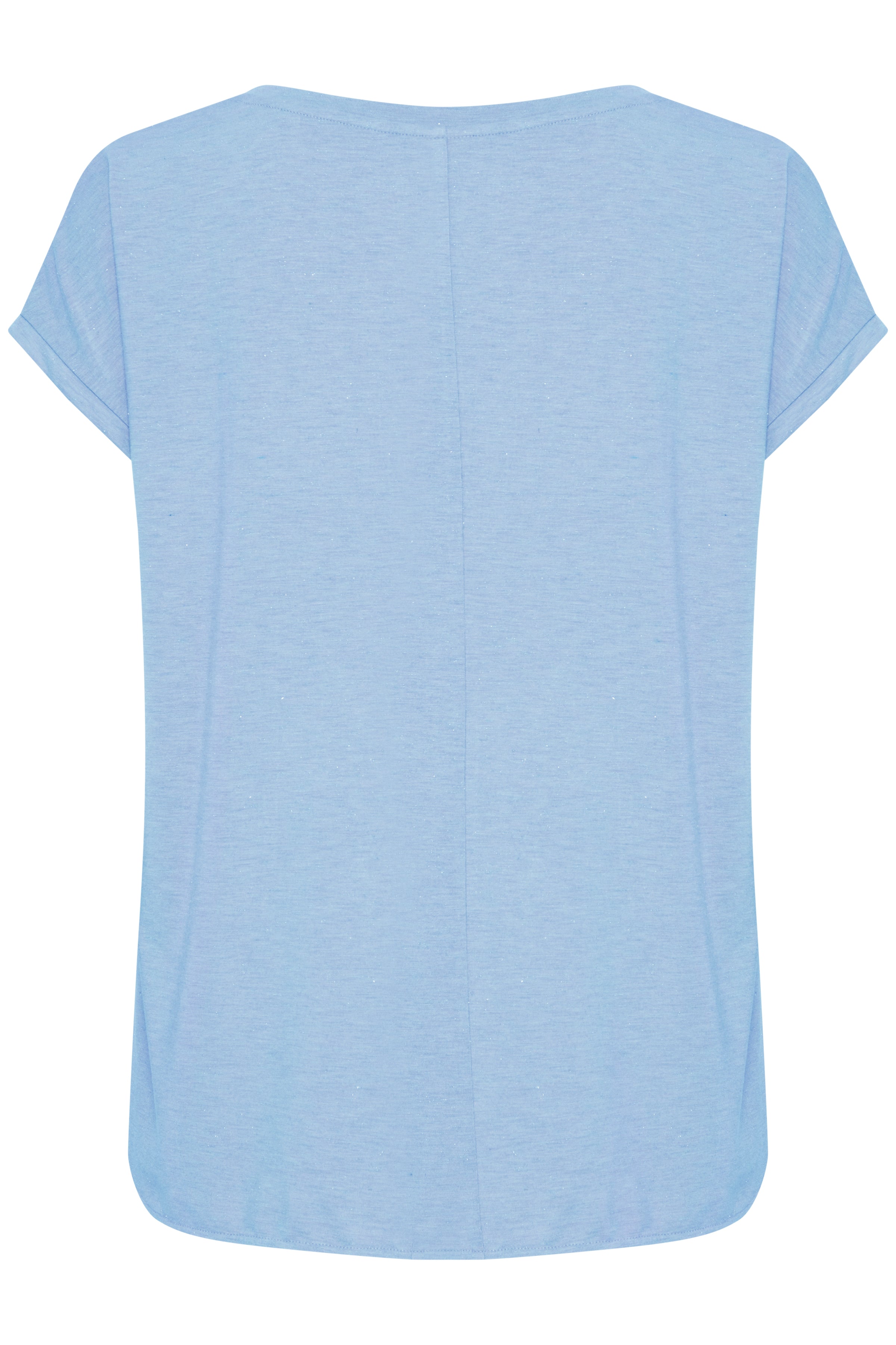 Ichi Della Robia Blue V-Neck Rebel Top