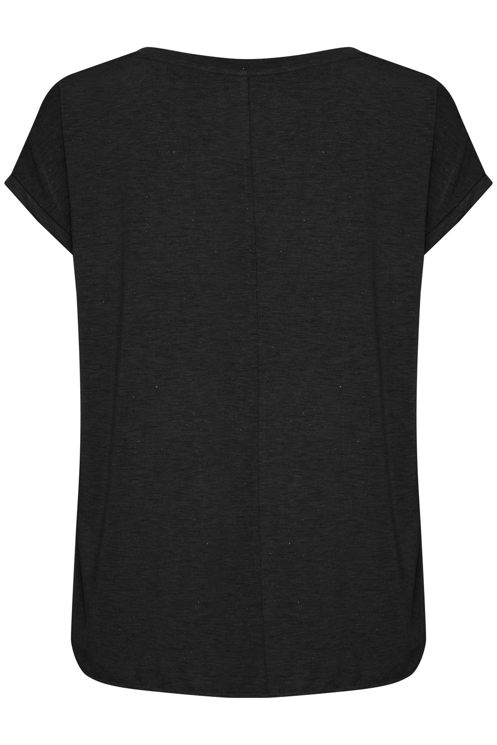 Black Ichi Rebel V-Neck Top