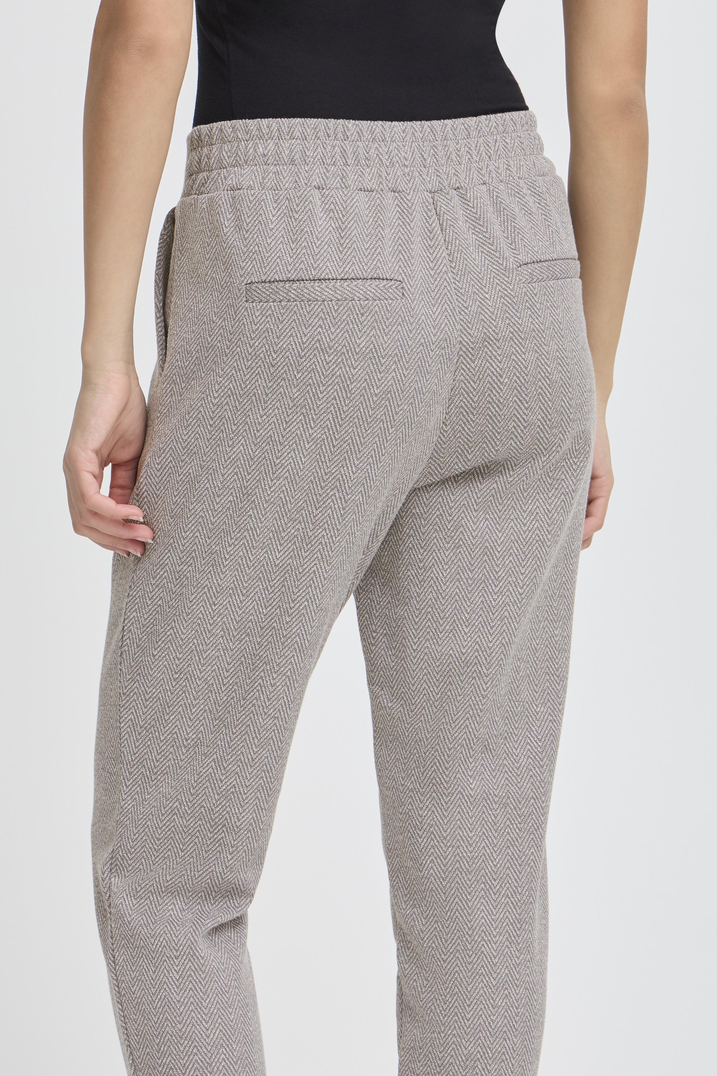 Kate Herringbone Jacquard Trousers Ichi
