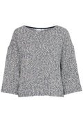 Ichi Blue/White Novella Sweater