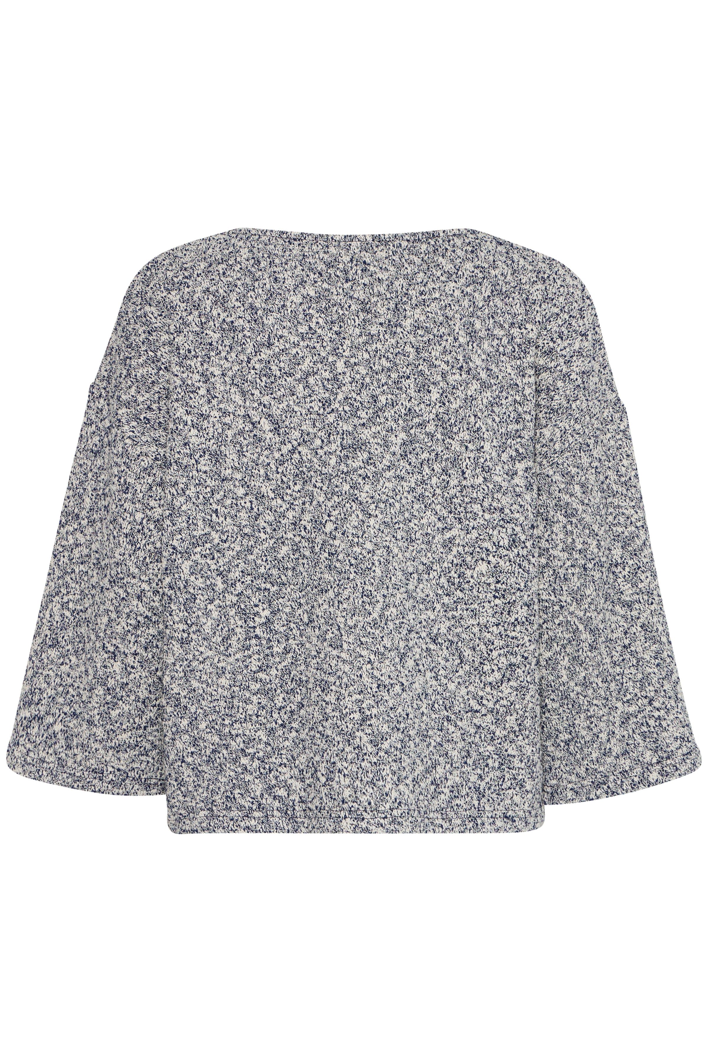 Ichi Blue/White Novella Sweater