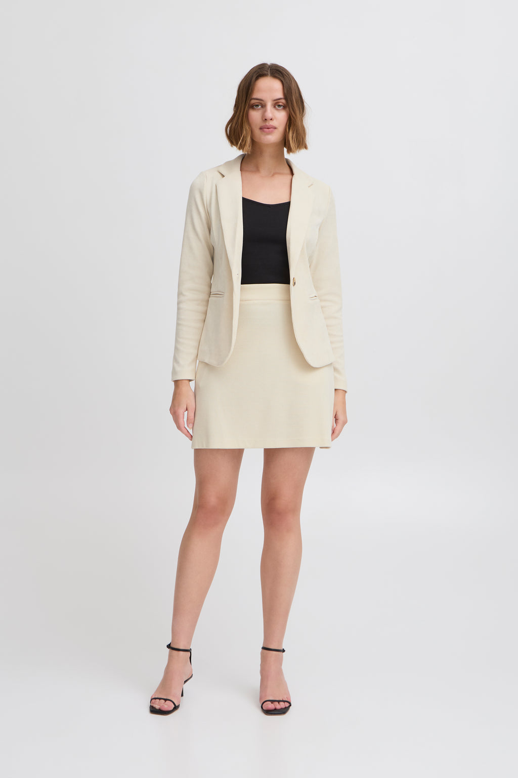 Jupe Kate Corduroy Beige Ichi
