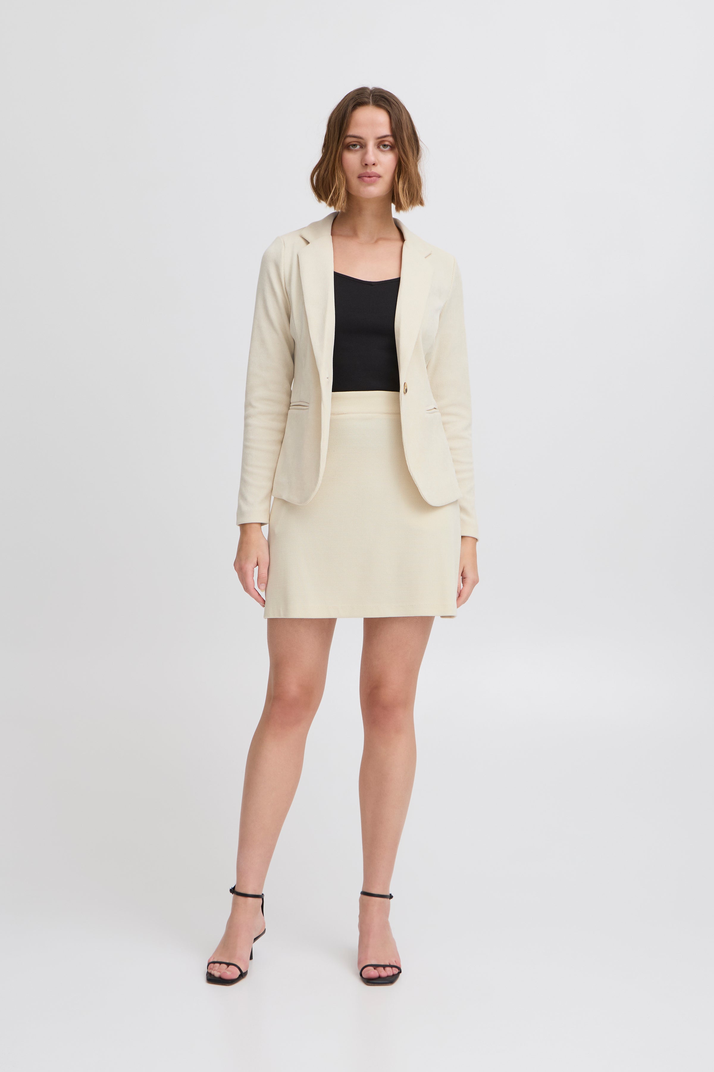 Jupe Kate Corduroy Beige Ichi