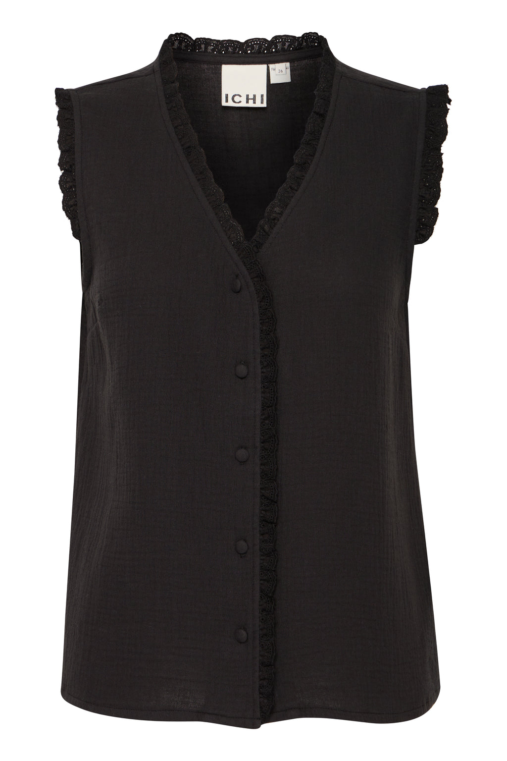 Ichi Black Mika Top