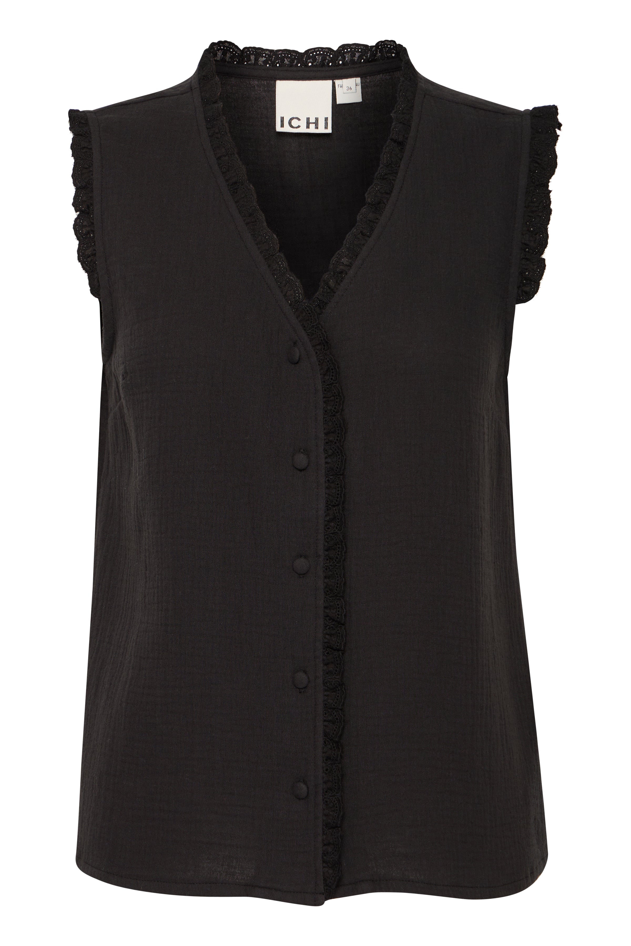 Ichi Black Mika Top