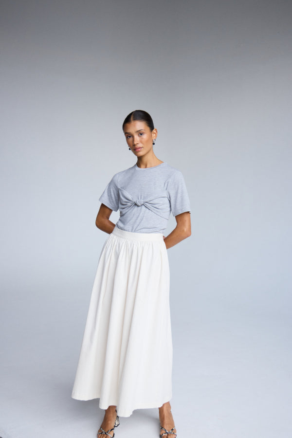 Ichi Wallis Ecru Skirt