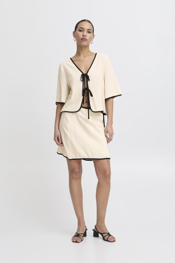 Haut Tacita Beige & Noir Ichi