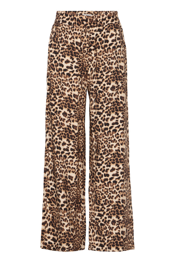 Pantalon Anisse Leo Print Ichi