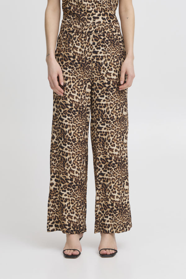 Pants Anisse Leo Print Ichi