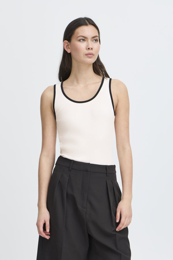Ichi Palmela White Camisole