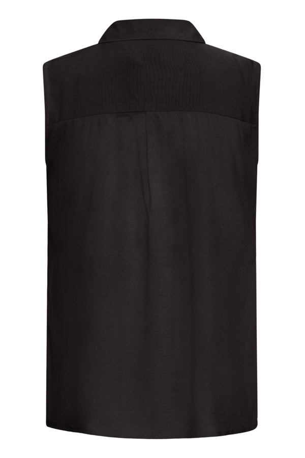 Ichi Black Vera Top