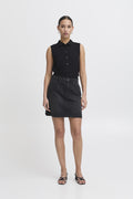Ichi Black Vera Top