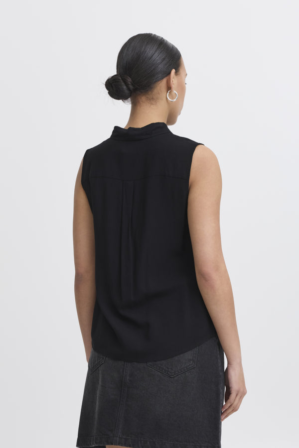 Ichi Black Vera Top