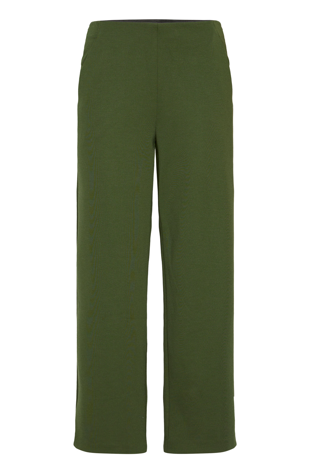 Ichi Kate PA2 Dark Green Zipper Trousers