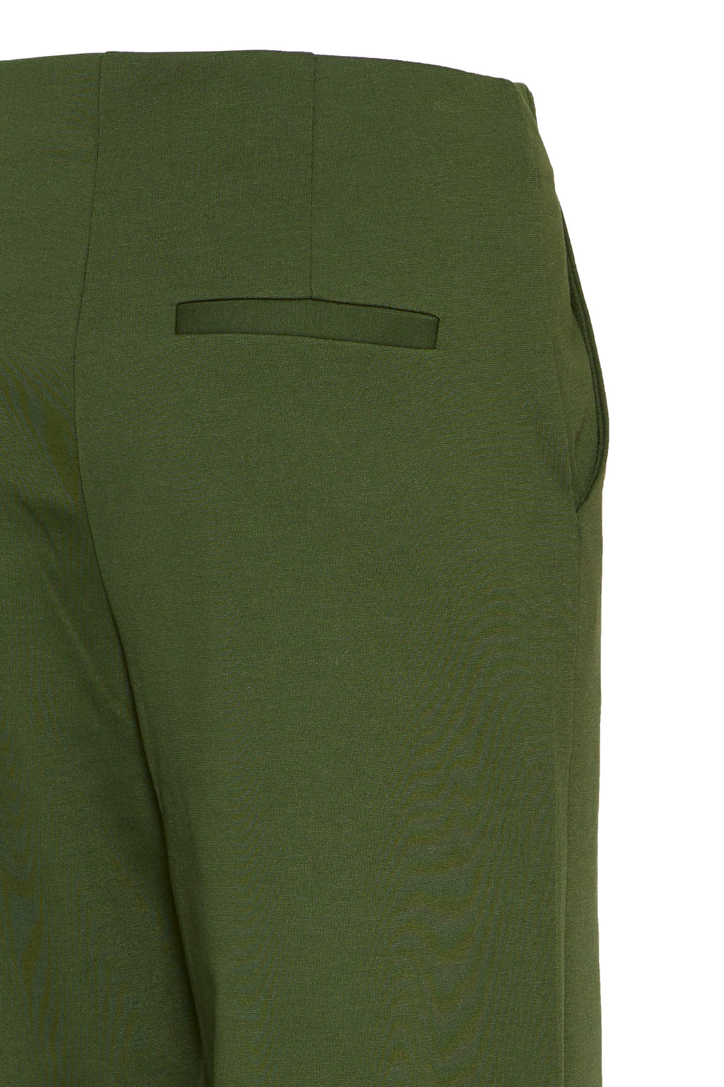 Ichi Kate PA2 Dark Green Zipper Trousers