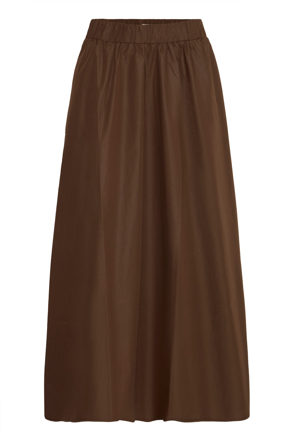 Ichi Brown Maxi Taupe Skirt