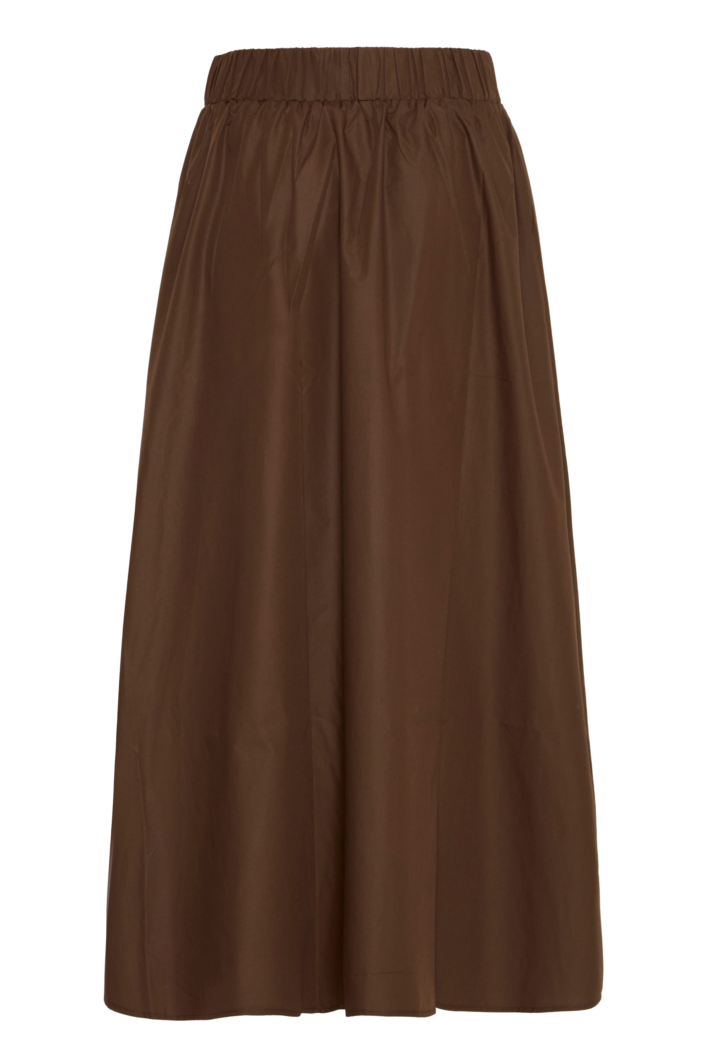 Ichi Brown Maxi Taupe Skirt