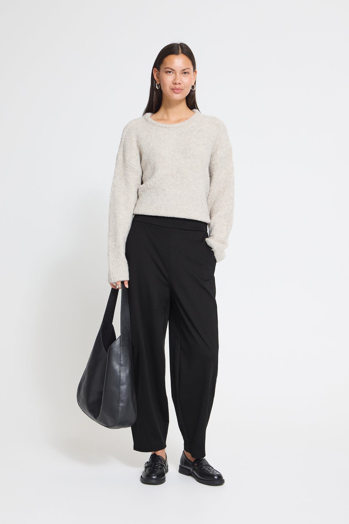 Pantalon Kate Barrel Noir Ichi