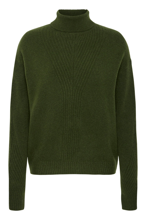 Pull Dasila LS3 Vert Foncé Ichi