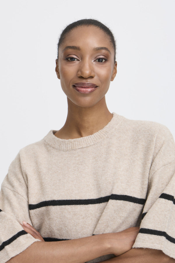 Pull Dasila SS Beige/Noir Ichi