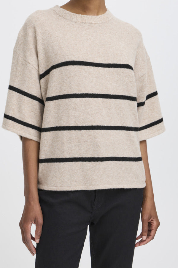 Pull Dasila SS Beige/Noir Ichi