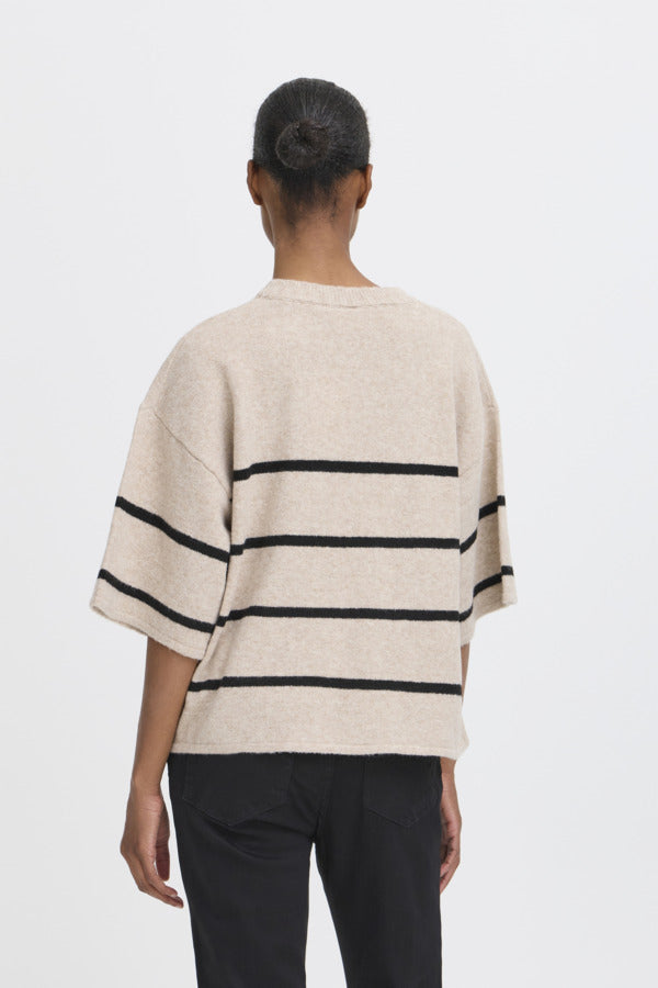 Pull Dasila SS Beige/Noir Ichi