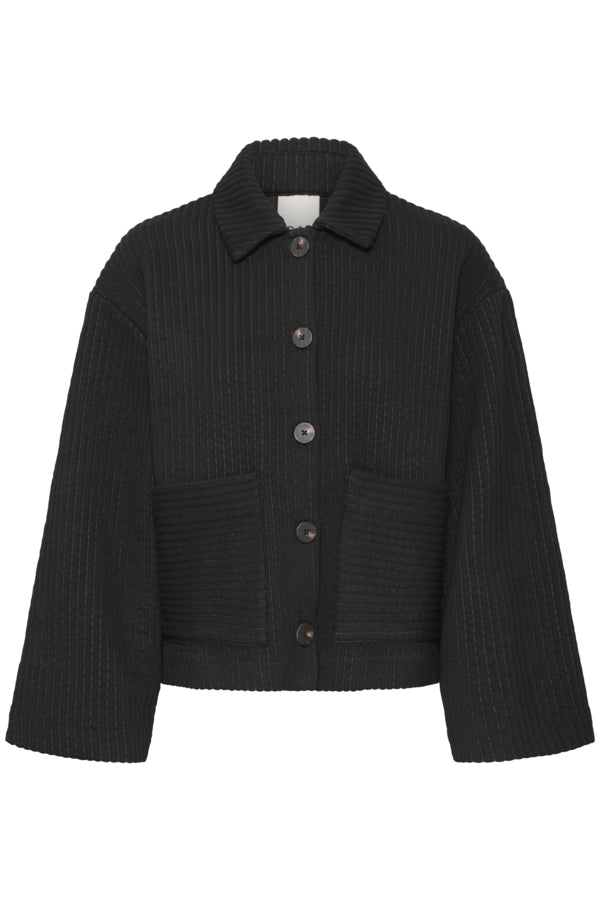 Veste Kate Quilted Noir Ichi